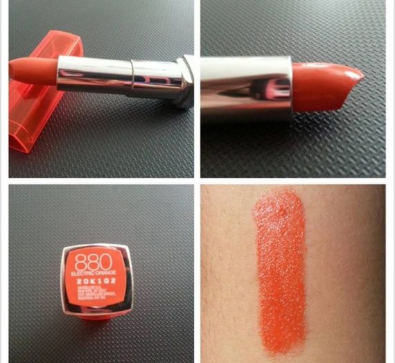 Color Sensational Vivids Lipstick – Electric Orange