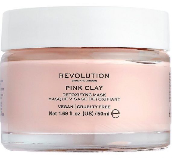 Revolution Beauty London Pink Clay Detoxifying Mask