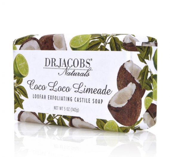 Dr. Jacobs’ Naturals – Exfoliating Castile Bar Soap – Coco Loco Limeade