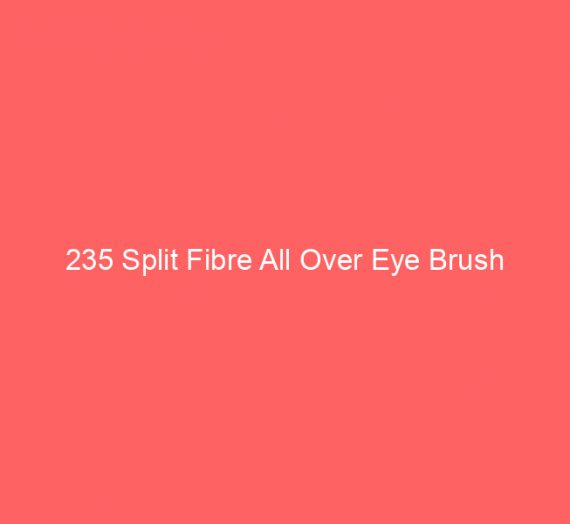 235 Split Fibre All Over Eye Brush