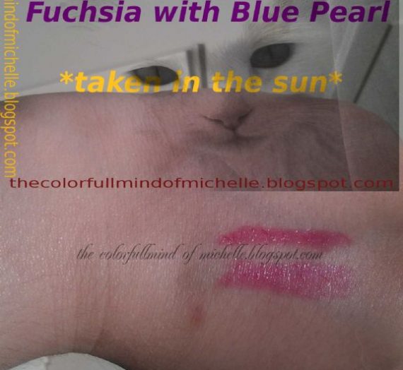 Silk Finish Lipstick – Fuchsia w Blue Pearl