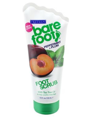 Bare Foot Exfoliating Foot Scrub – Peppermint + Plum