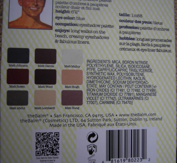 Meet Matt(e) Nude Eyeshadow Palette