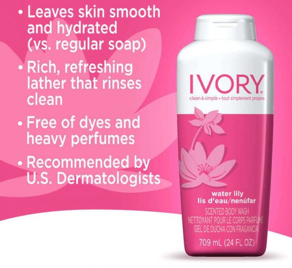 Ivory Clean Water Lily Body Wash