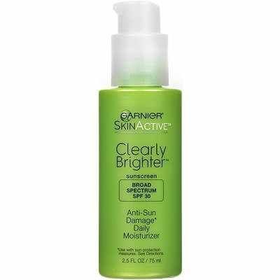SkinActive Clearly Brighter Anti-Sun Damage Daily Moisturizer SPF 30