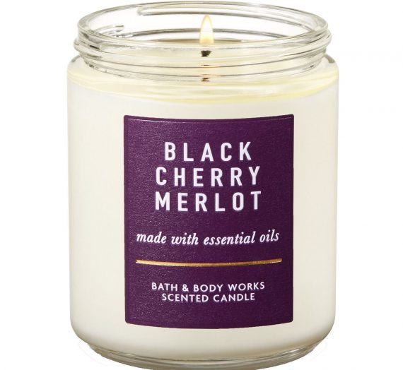 Black Cherry Merlot Scented Candle