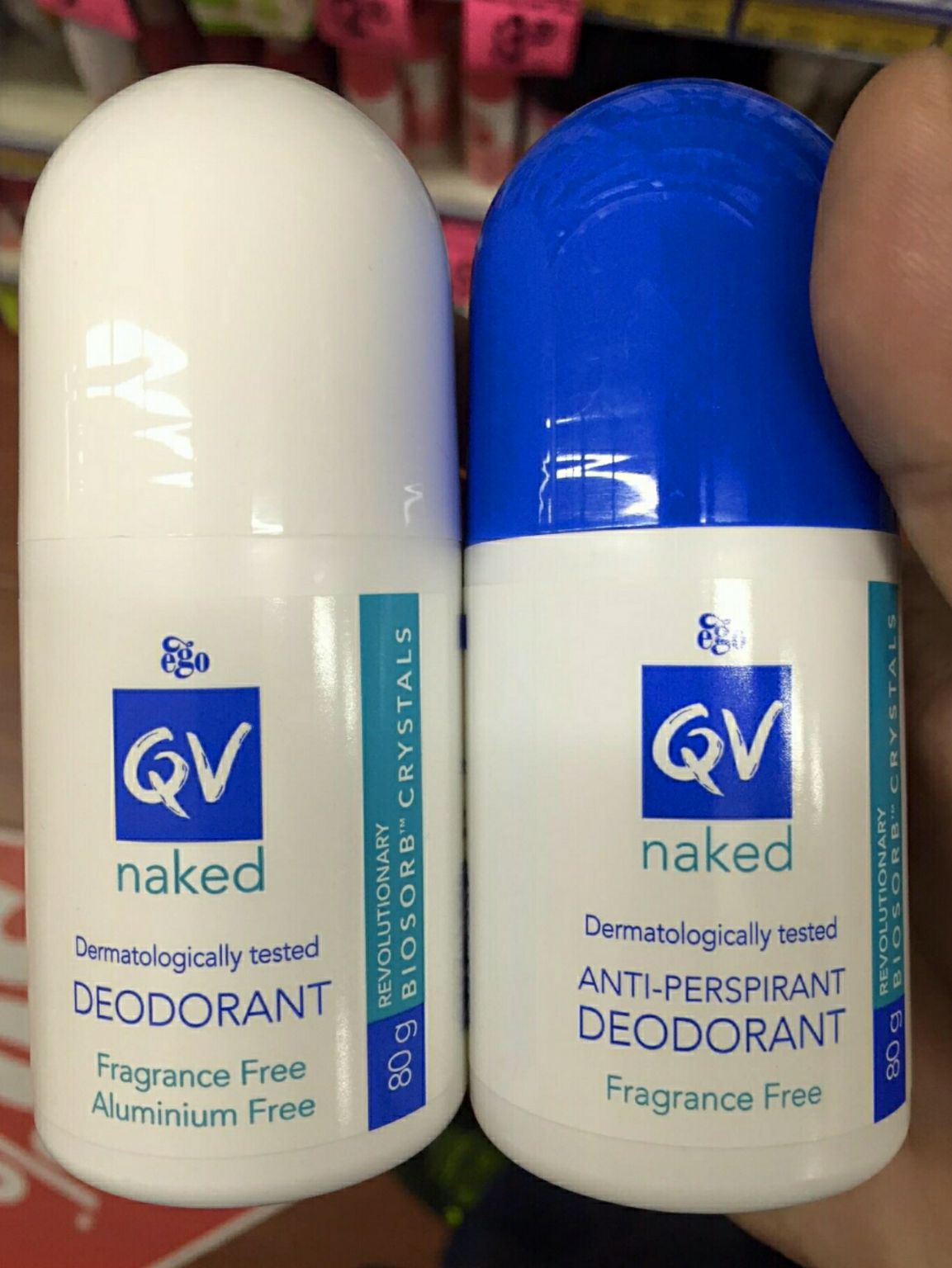 QV Naked Fragrance Free Aluminium Free Deodorant - Check 