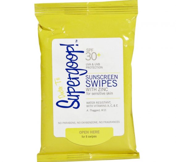 SPF 30 Sunscreen Swipes with Zinc