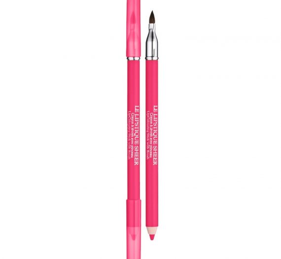 Le Lipstique Dual Ended Lip Pencil with Brush – Sheer Raspberry
