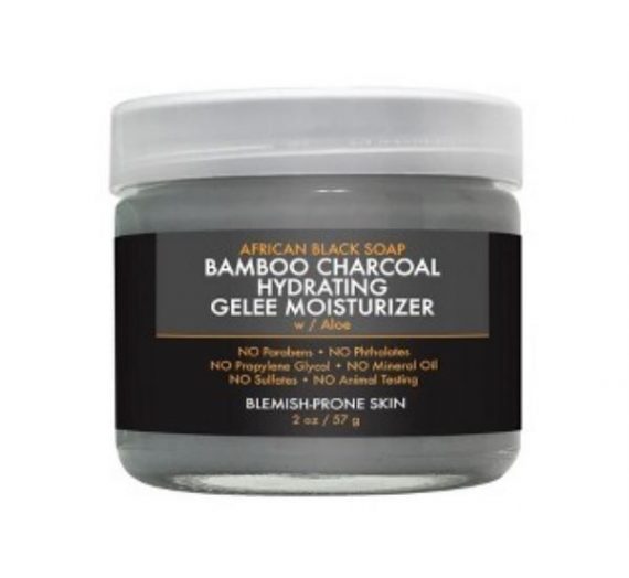 African Black Soap Bamboo Charcoal Gelee Moisturizer
