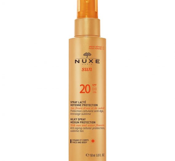 Sun Milky Spray for Face and Body: Medium Protection SPF 20