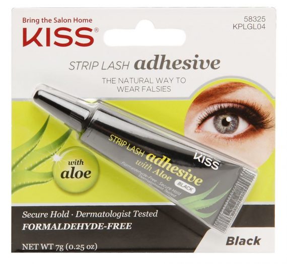 Kiss Black Strip Lash Adhesive with Aloe