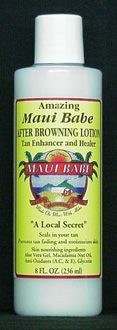 Maui Babe AFTER Browning Lotion
