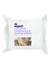 Expert Sensitive Cleansing & Toning Wipes