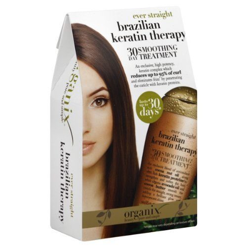 Ever Straight Brazilian Keratin Therapy Organix 30 Day Smoothing Treatment