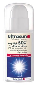 Ultrasun very high 50+SPF ultra sensitive extreme formula