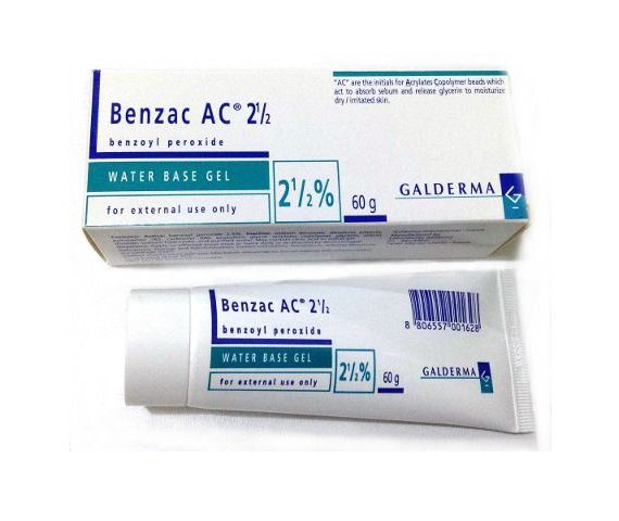 Galderma – Benzac AC 2.5 (Benzoyl Peroxide Water-Based Gel 2.5%)