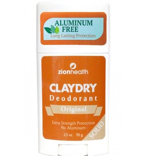 Zion Health Adama Minerals ClayDry Deodorant Original
