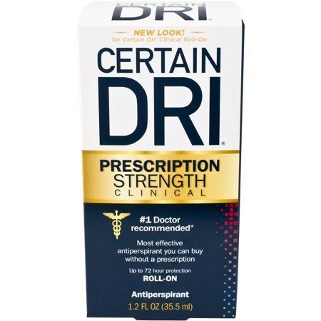 Certain Dri – Perscription Strength Clinical Roll-On