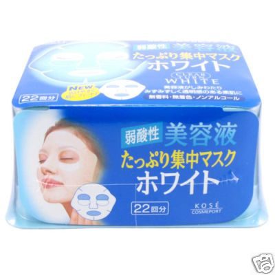 Cosmeport Clear Turn White Mask Sheet (22pcs) – Blue Package