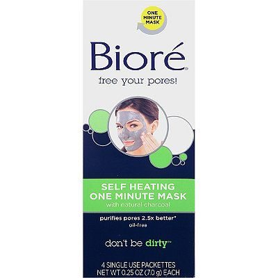 Self Heating One Minute Mask with Natural Charcoal