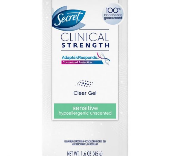 Clinical Strength Clear Gel Unscented Deodorant