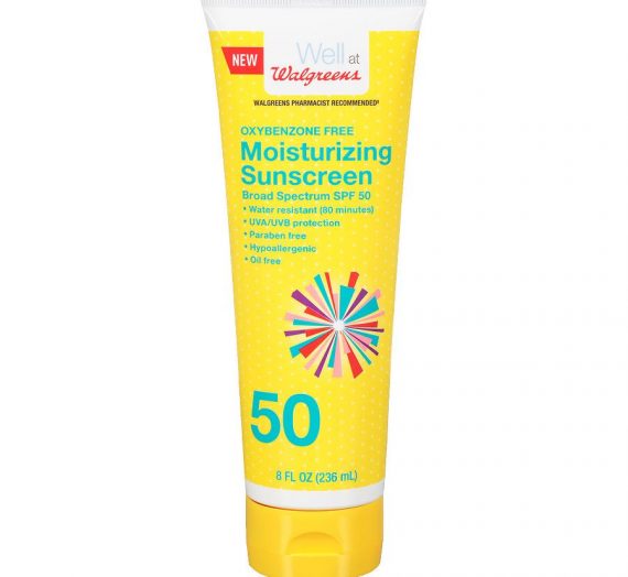 Walgreens moisturizing sunscreen SPF 50