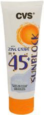 Sunscreen with Zinc Oxide SPF 45+