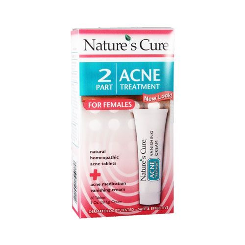 Nature’s Cure – two part acne treatment system for females