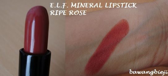 Mineral Lipstick in Ripe Rose