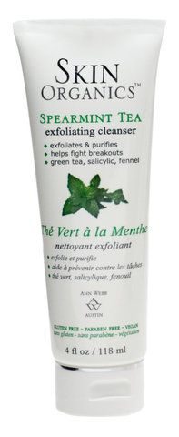 Skin Organics By Ann Webb Spearmint Tea Exfoliating Cleanser