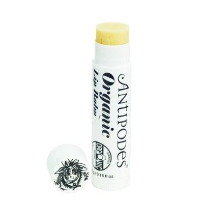 Antipodes Organic Lip Balm with Lime Leaf & Cocoa Butter