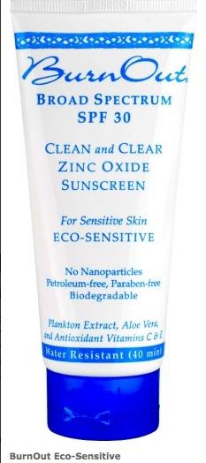 BurnOut Eco-Sensitive Clean and Clear Sunscreen SPF 30