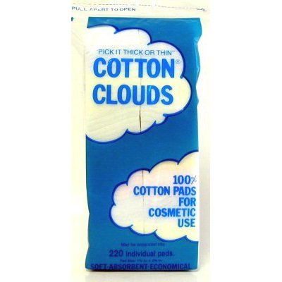 Cotton Clouds – 100% cotton square pads