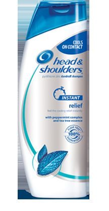 Instant relief shampoo