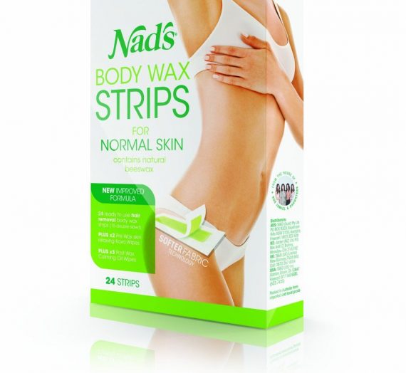 Nad’s Body Wax Strips, 24 Strips
