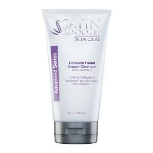 Satin Smooth Skin Care Renewal Facial Cream Cleanser