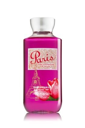 Paris Pink Champagne & Tulips shower gel