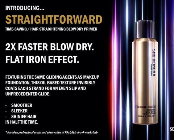 Straightforward Time-Saving Blow Dry Oil Spray