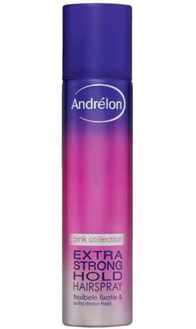 Andrelon/ Extra Strong Hold Hairspray Pink Collection