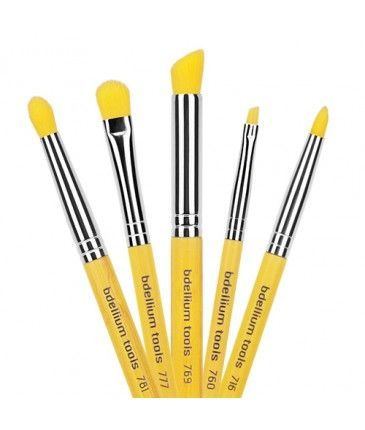 bdellium tools – Yellow Bambu Smokey Eyes 5pc. Brush Set