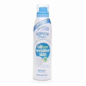 Oil Free Sensitive Skin Sunscreen SPF 50 Spray Lotion