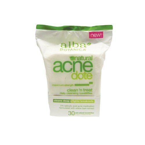Natural Acne dote Maximum Strength Daily Cleaning Towelettes