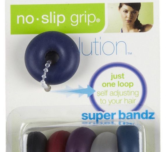 Scunci No Slip Grip Evolution Super Bandz Hair Elastics