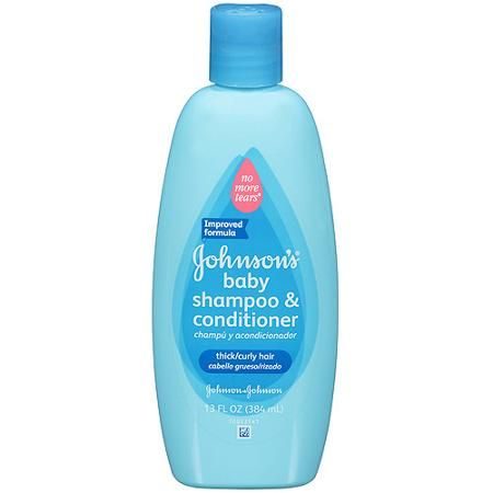 Johnson’s No More Tangles, Shampoo + Conditioner, Curly Hair