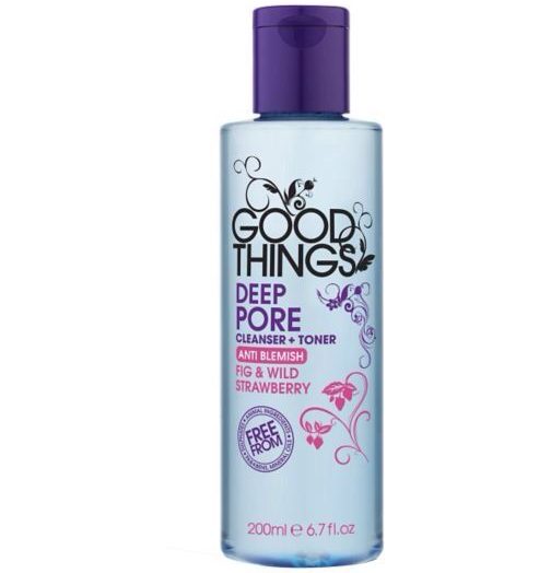 Good Things Deep pore cleanser + toner