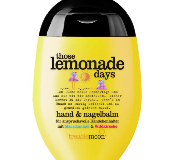 Treaclemoon – Those lemonade days hand and nagelbalm