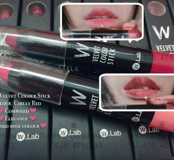 W – Velvet Color Stick in Chilly Red