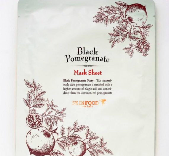 Black Pomegranate Sheet Masks