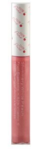 Lipgloss Shimmery White Peach fruit pigments+83%Vitamin E 100% Natural